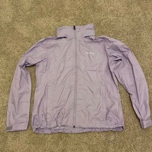 Columbia Rain Jacket/Windbreaker W/ Hidden Hood